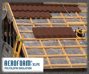 AeroReflect® Roof Insulation Foam Application - 1